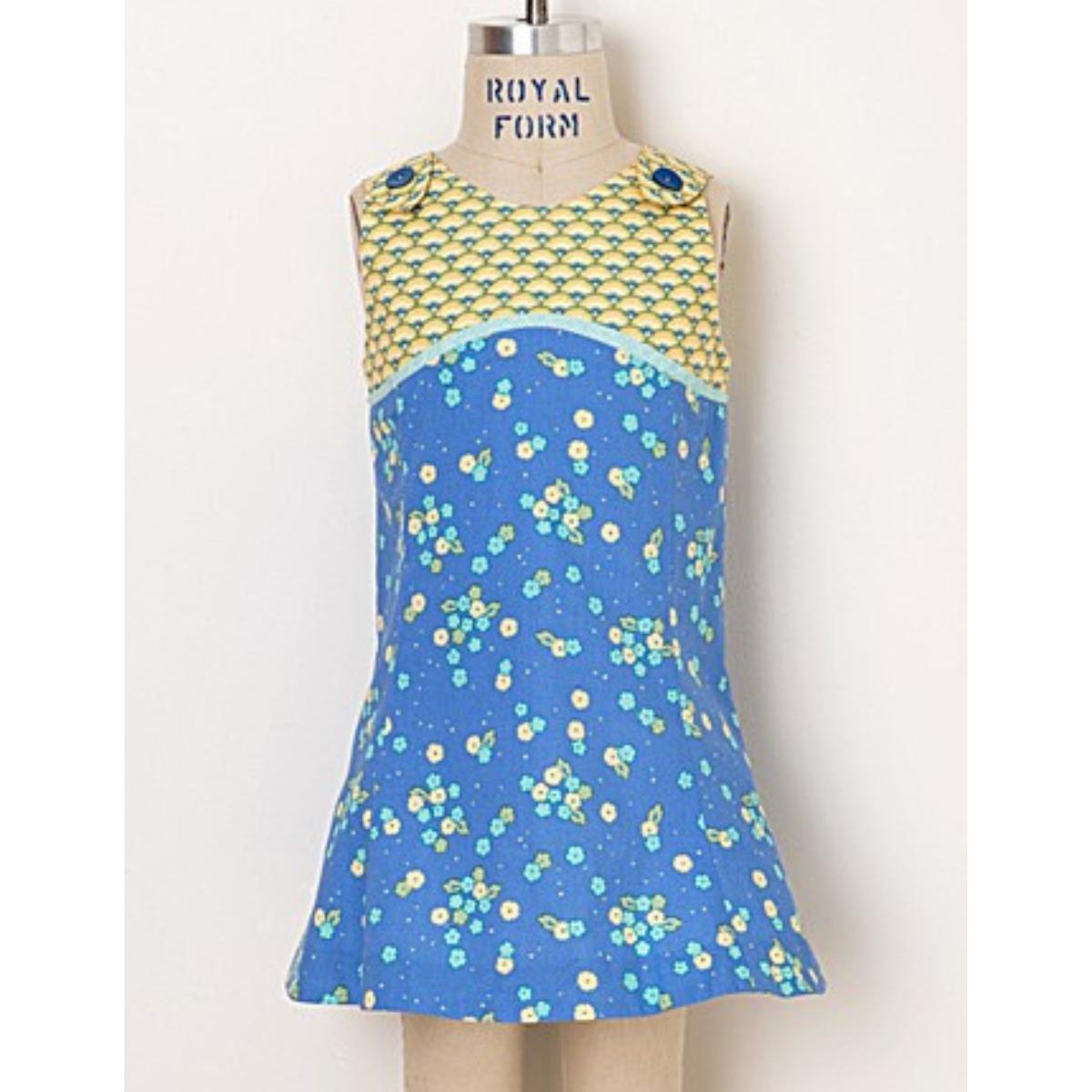 oliver + s-Tea Party Sundress & Playsuit Pattern - PDF DOWNLOAD-sewing pattern - kids-gather here online
