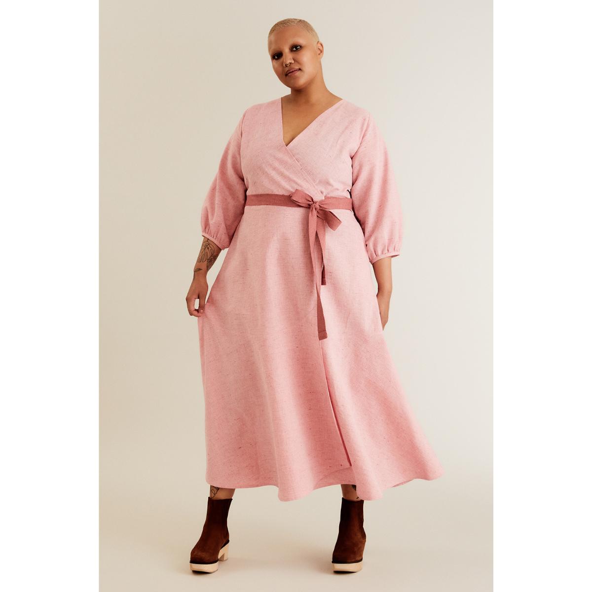 Named Clothing-Hali Wrap Dress Pattern - PDF DOWNLOAD-sewing pattern-gather here online