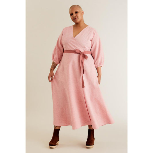 Named Clothing-Hali Wrap Dress Pattern - PDF DOWNLOAD-sewing pattern-gather here online
