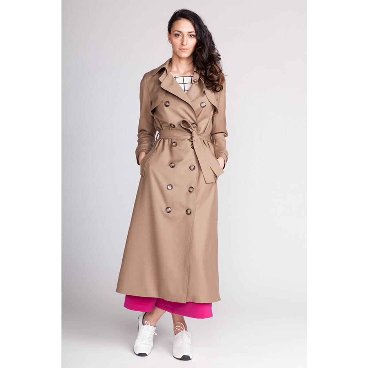 Named Clothing-Isla Trench Coat Pattern - PDF DOWNLOAD-sewing pattern-gather here online