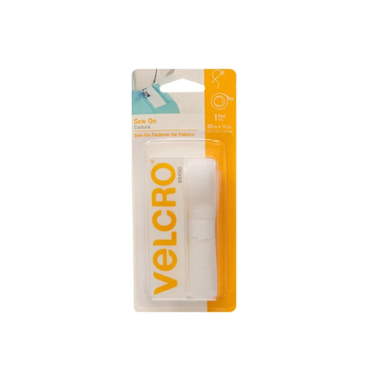velcro-Velcro, Sew-On: 30x3/4 inch White-sewing notion-gather here online