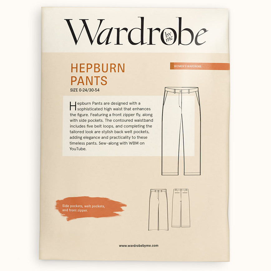 Wardrobe By Me-Hepburn Pants Pattern-sewing pattern-gather here online