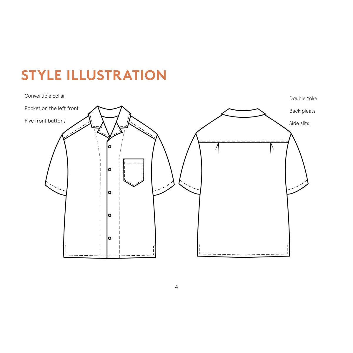 Wardrobe By Me-Men's Tropical Shirt Pattern-sewing pattern-gather here online