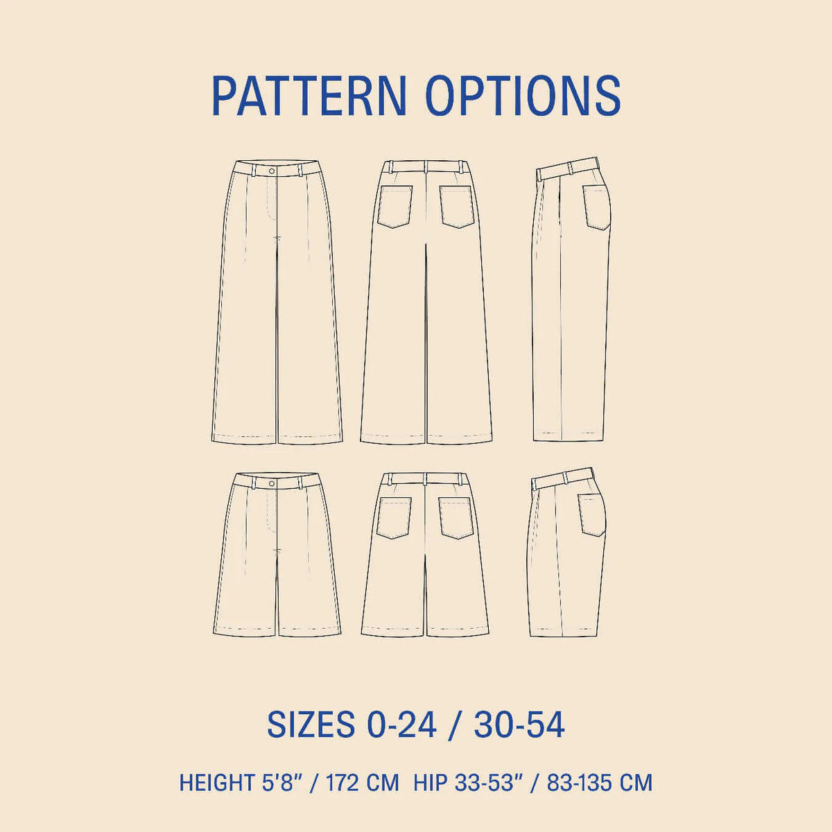Wardrobe By Me-Bermuda Pants & Shorts Pattern-sewing pattern-gather here online