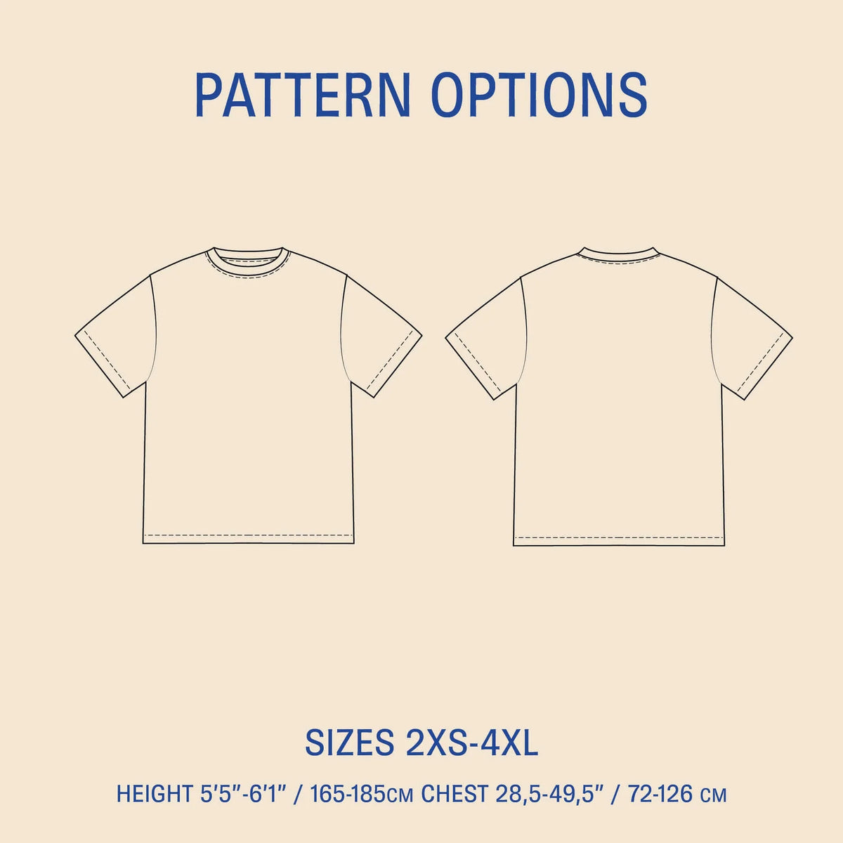 Wardrobe By Me-Big T-Shirt Pattern-sewing pattern-gather here online