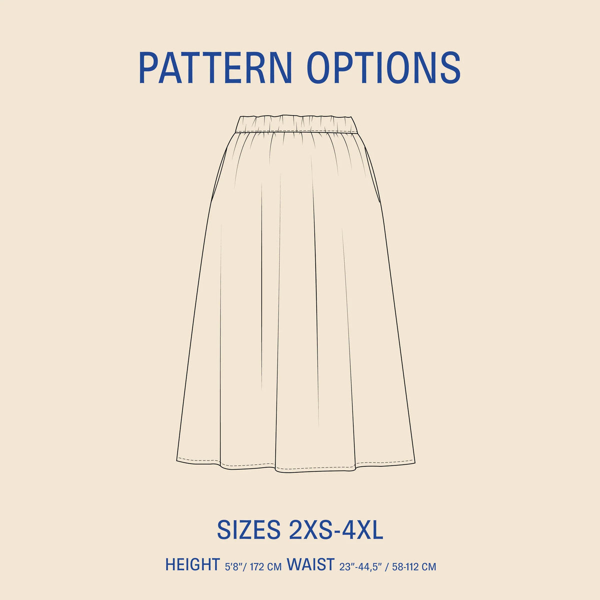 Wardrobe By Me-Claude Skirt Pattern-sewing pattern-gather here online