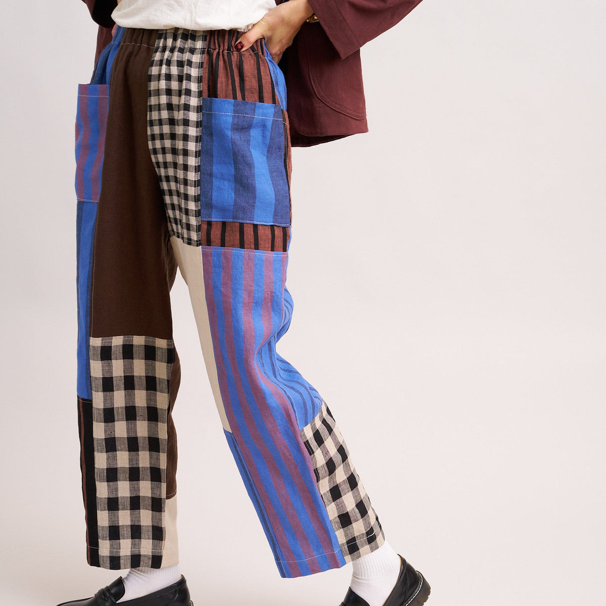 Matchy Matchy Sewing Club-Weekend Chore Pants Pattern - PDF DOWNLOAD-sewing pattern-gather here online