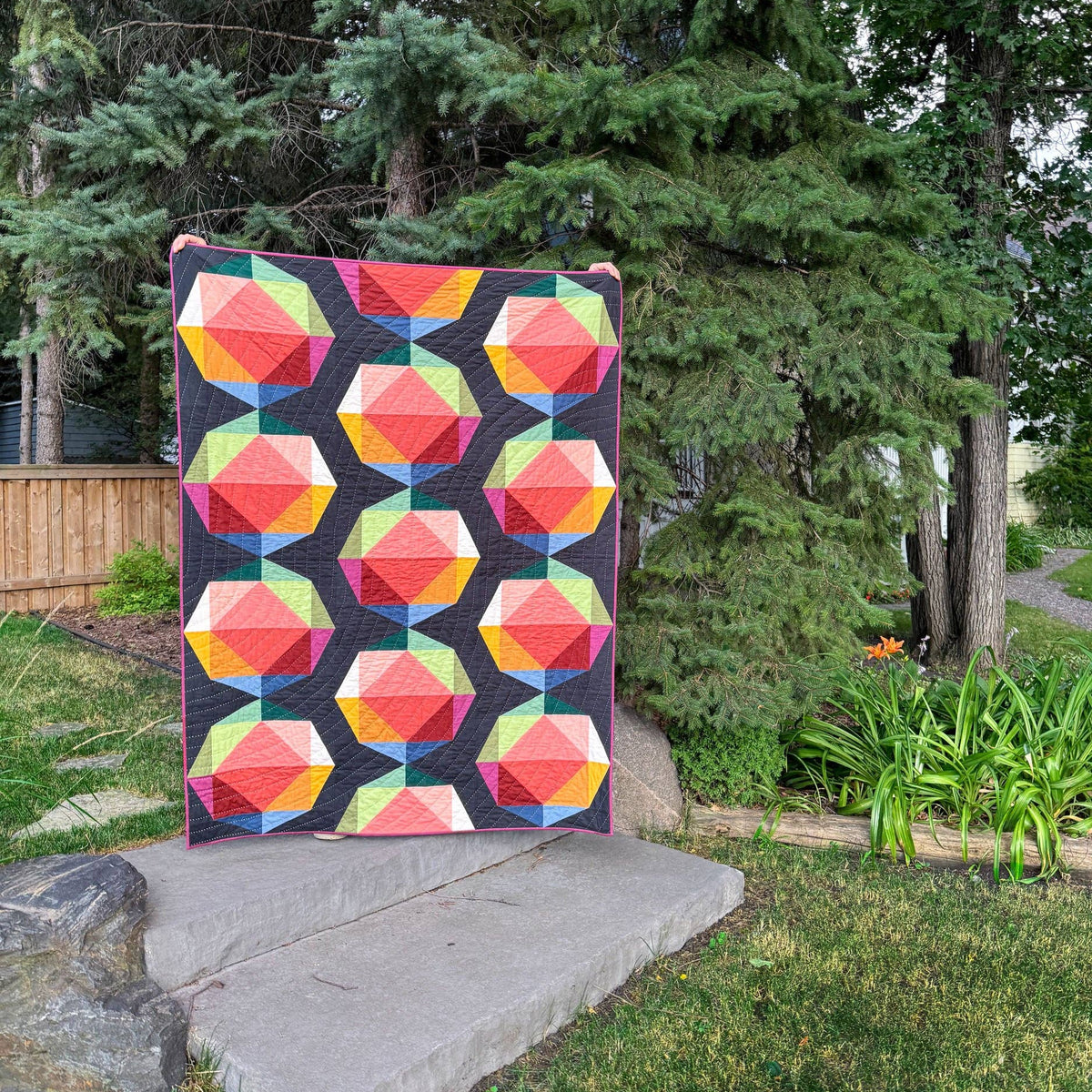 The Blanket Statement-Crystal Creek Quilt Pattern-quilting pattern-gather here online