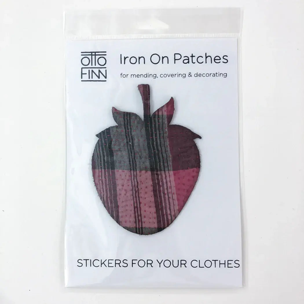 Otto Finn-Medium Kantha Butterfly Iron-On Patch-patches + pins-gather here online