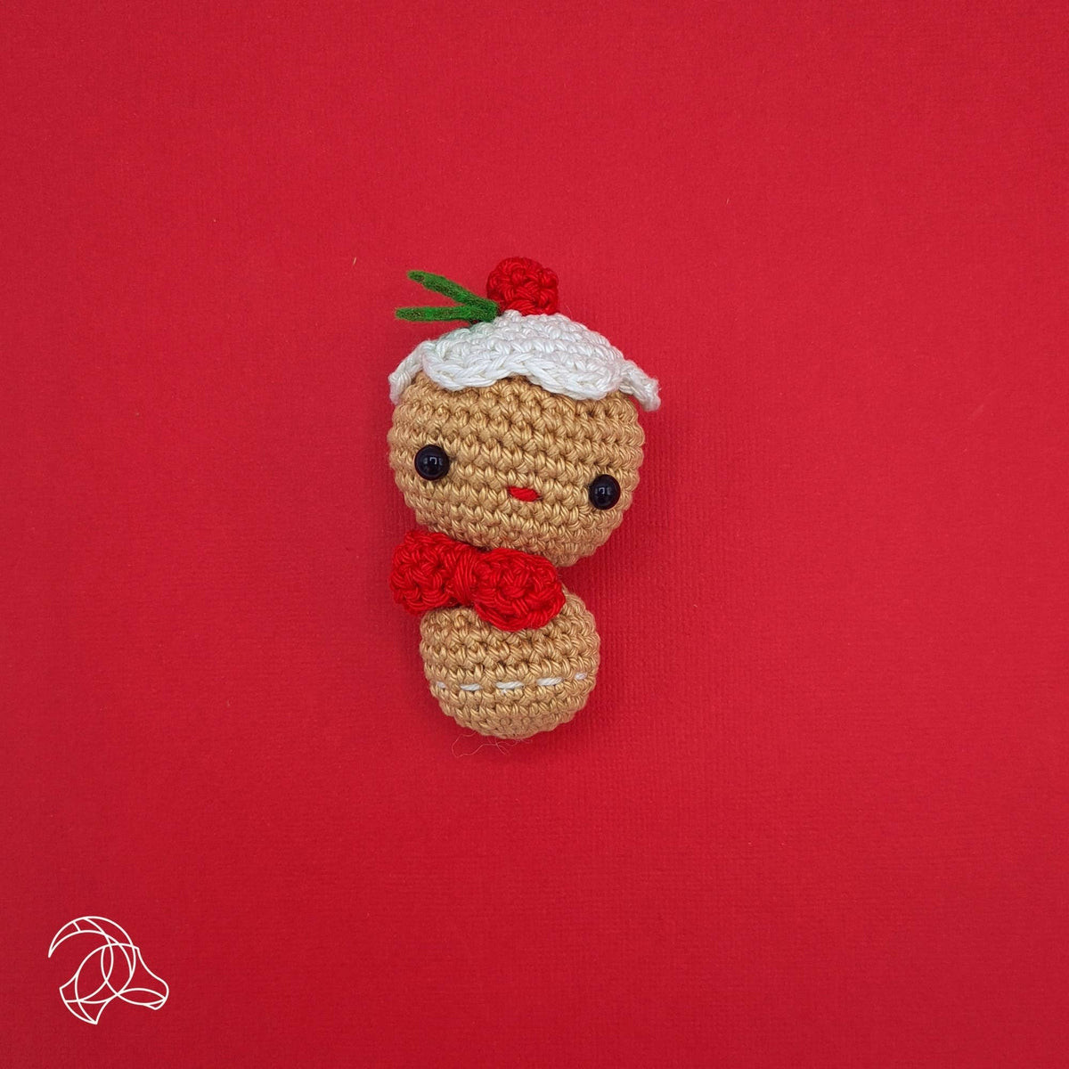 Hardicraft-DIY Crochet Kit - Mini Gingerbread Man-knitting / crochet kit-gather here online