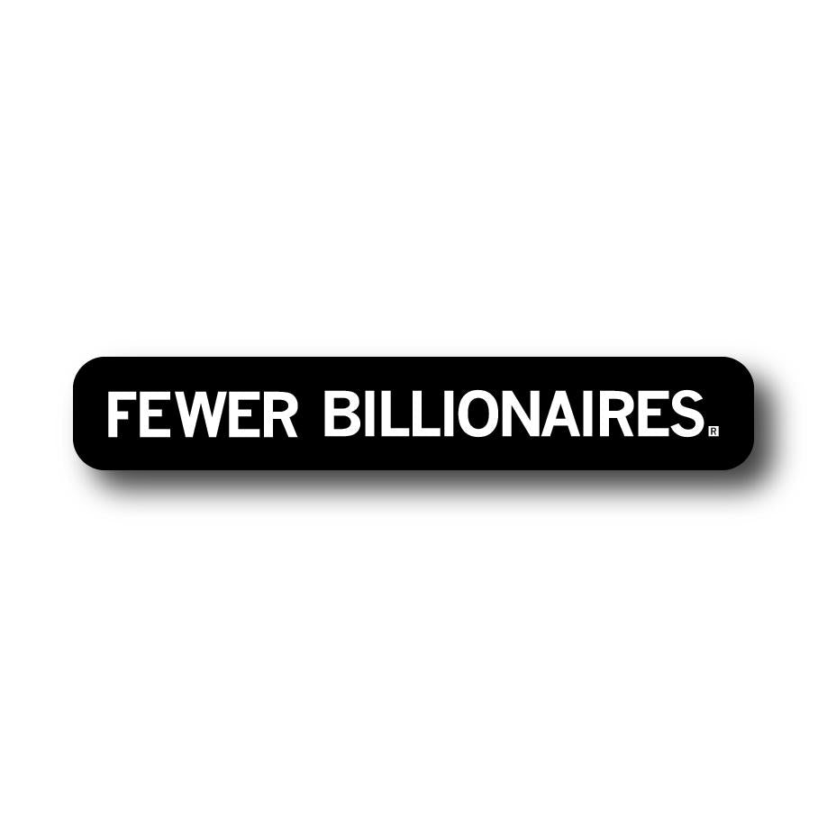 RAYGUN-Fewer Billionaires Sticker-sticker-gather here online