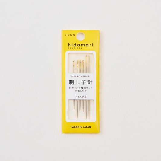COSMO Embroidery-COSMO Hidamari Sashiko Assorted Needle Set (5 Packs)-embroidery notion-gather here online