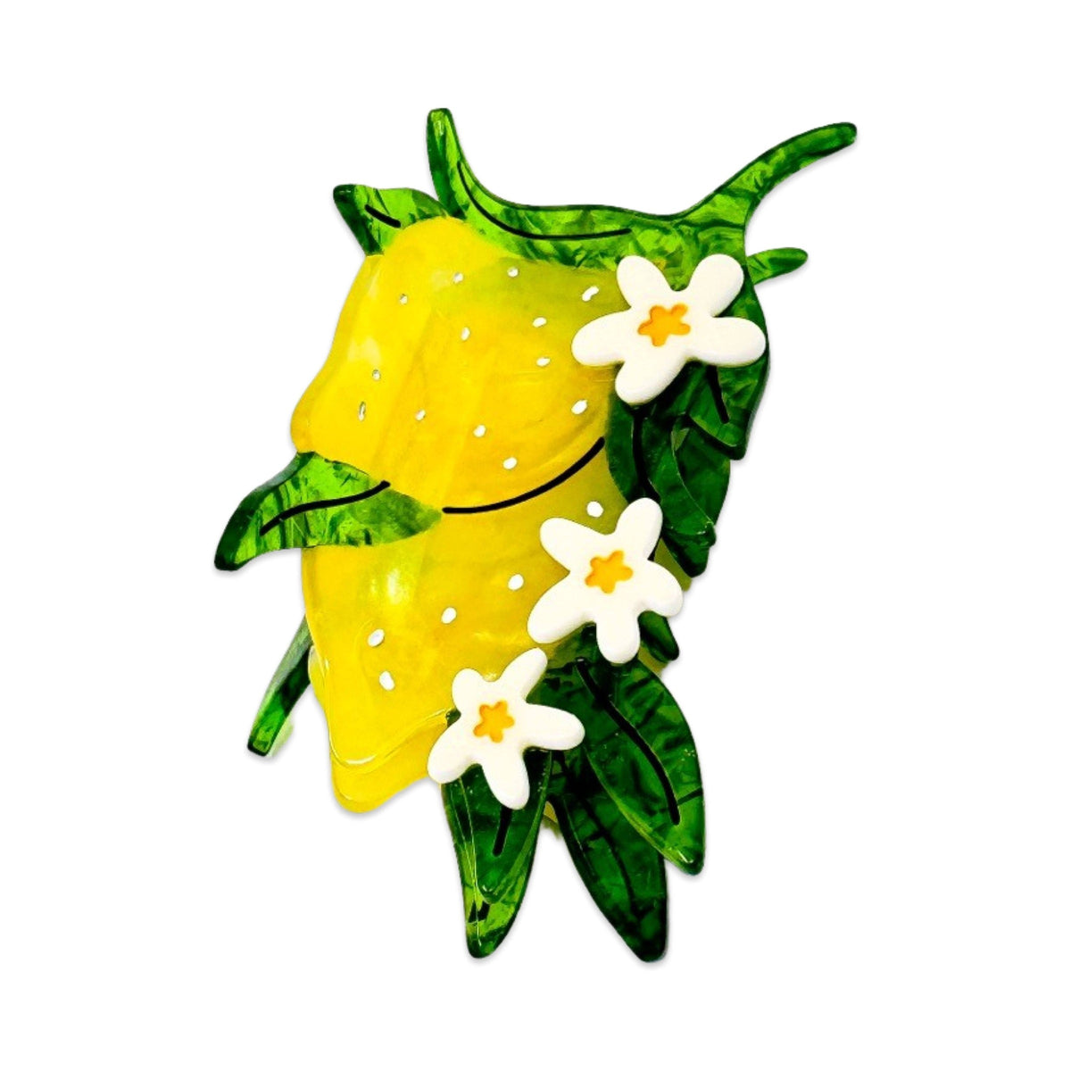 Jenny Lemons-Lemon and Flowers Hair Claw-gather here online