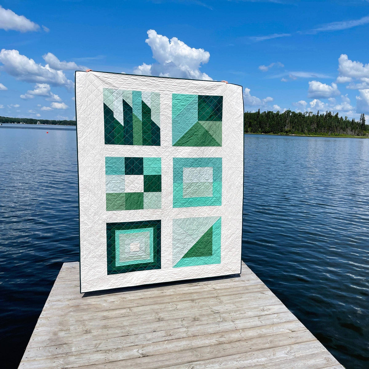 The Blanket Statement-Boreal Forest Quilt Pattern-quilting pattern-gather here online