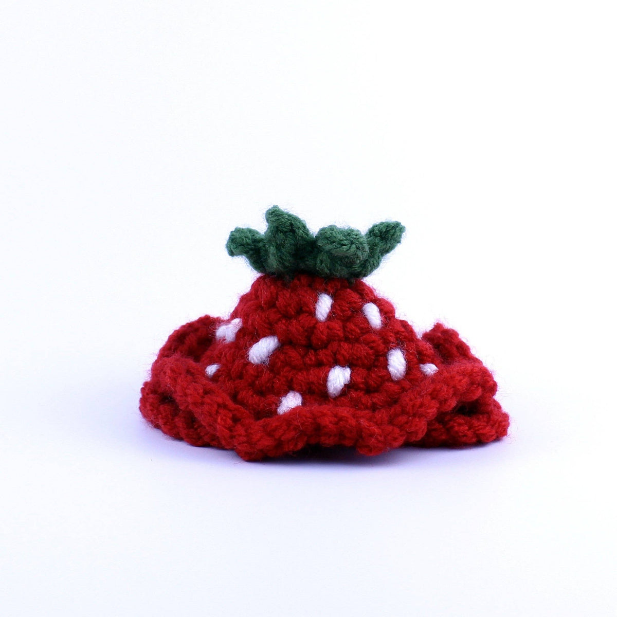 Citizens Crochet-Strawberry Cat Hat - Beginner Crochet Kit-knitting / crochet kit-gather here online