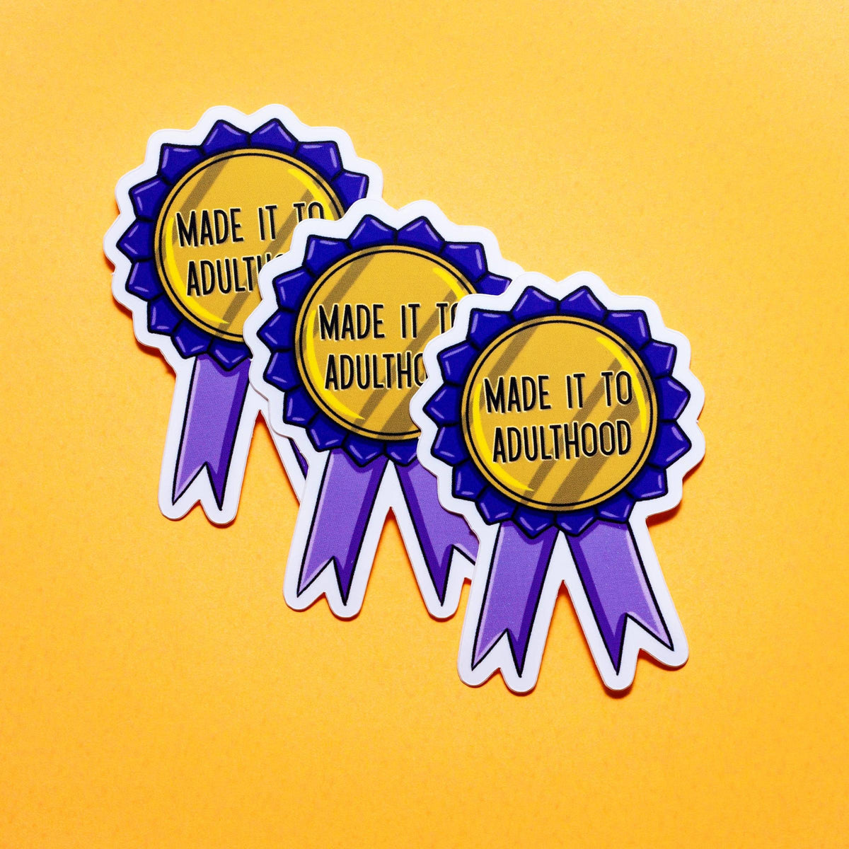 Crafty Queer Studio-Made It To Adulthood Sticker-accessory-gather here online