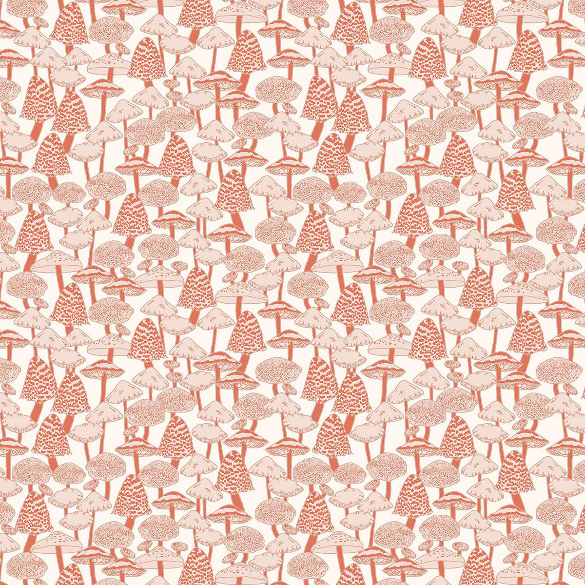 Cotton + Steel-Mushroom Love - Chestnut Hour-fabric-gather here online