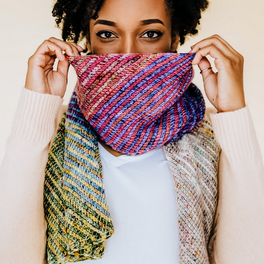 gather here classes-Tunisian Adventurous Scarf-class-gather here online