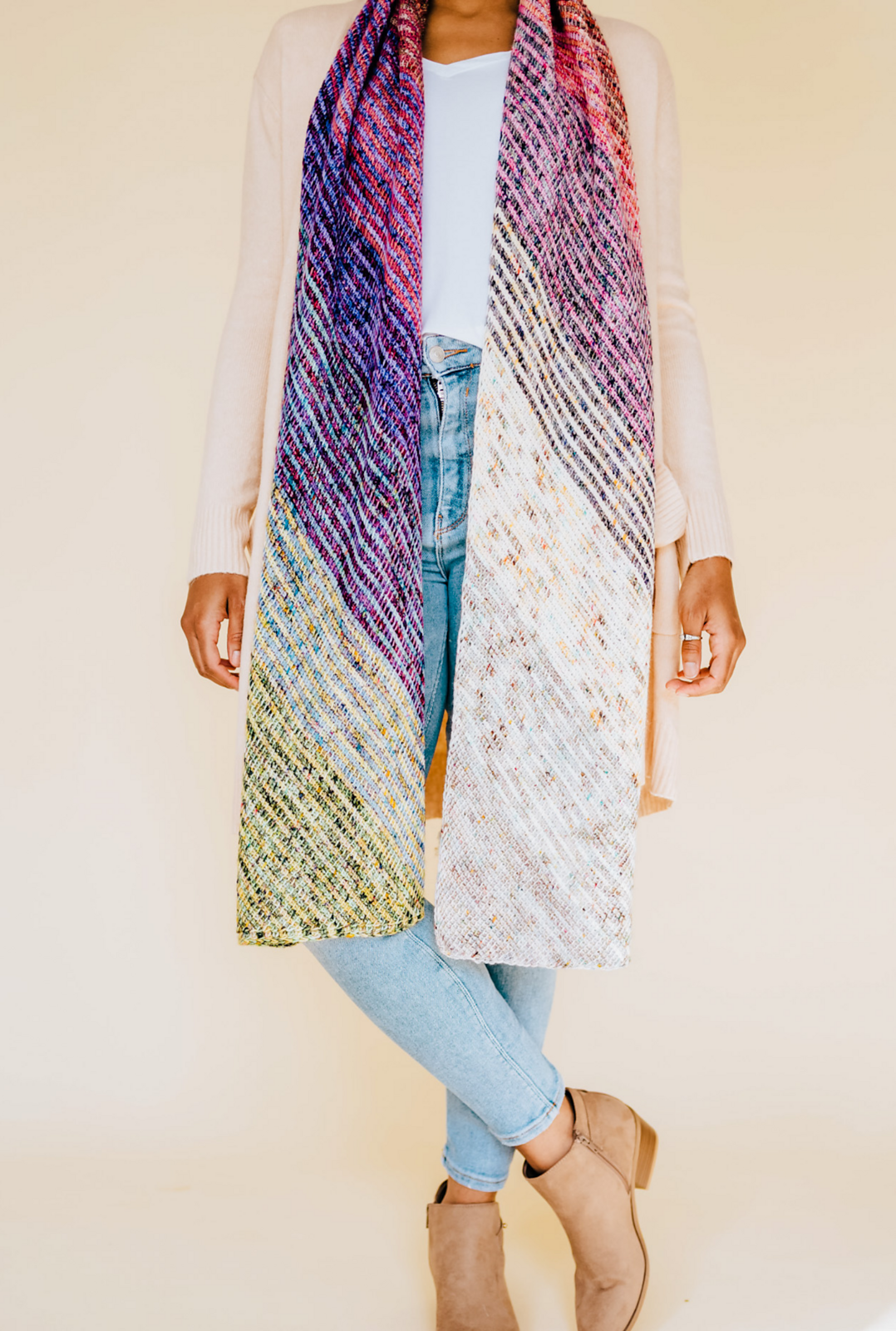 gather here classes-Tunisian Adventurous Scarf-class-gather here online