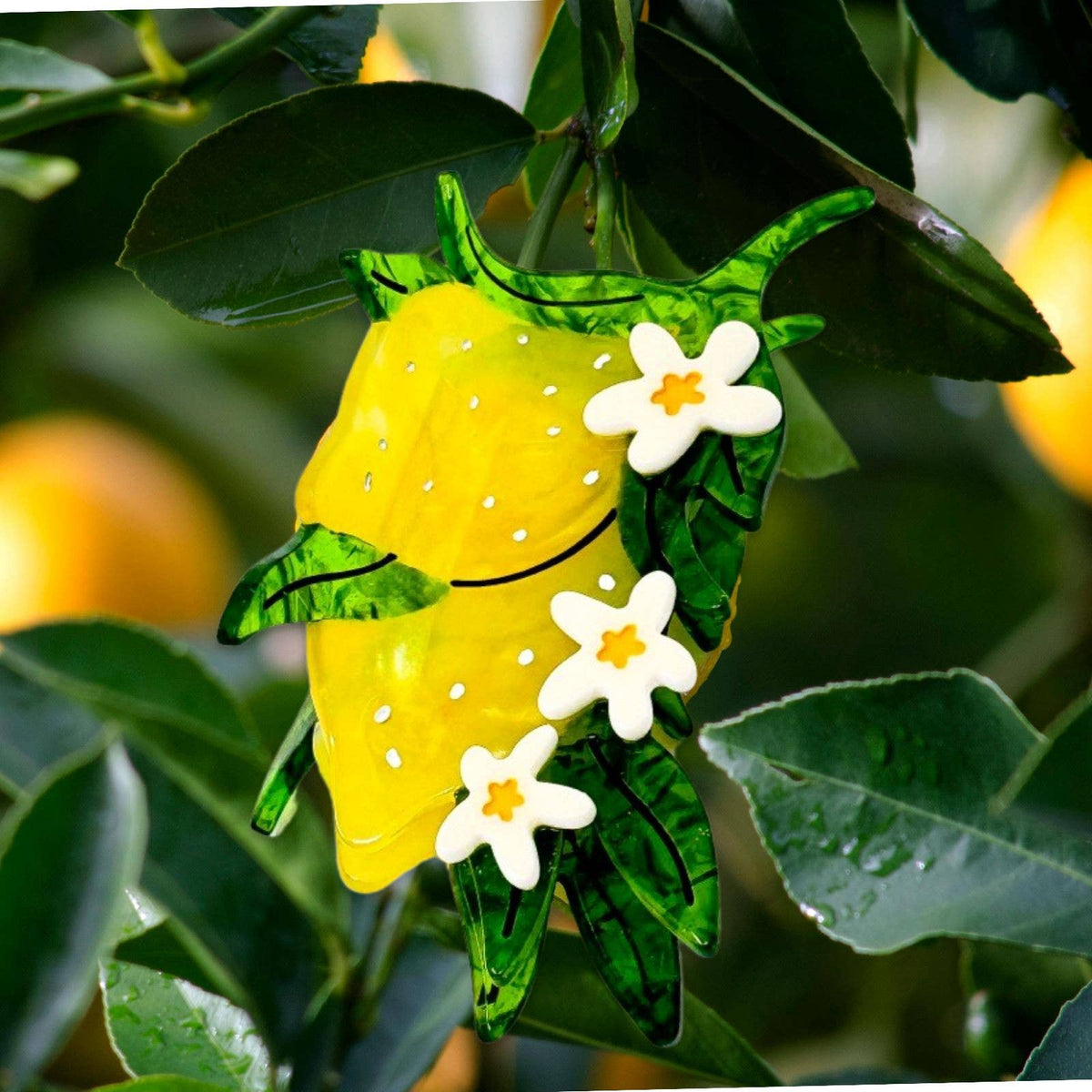 Jenny Lemons-Lemon and Flowers Hair Claw-gather here online