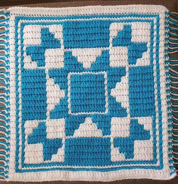 gather here classes-Crochet - Mosaic Block-class-gather here online