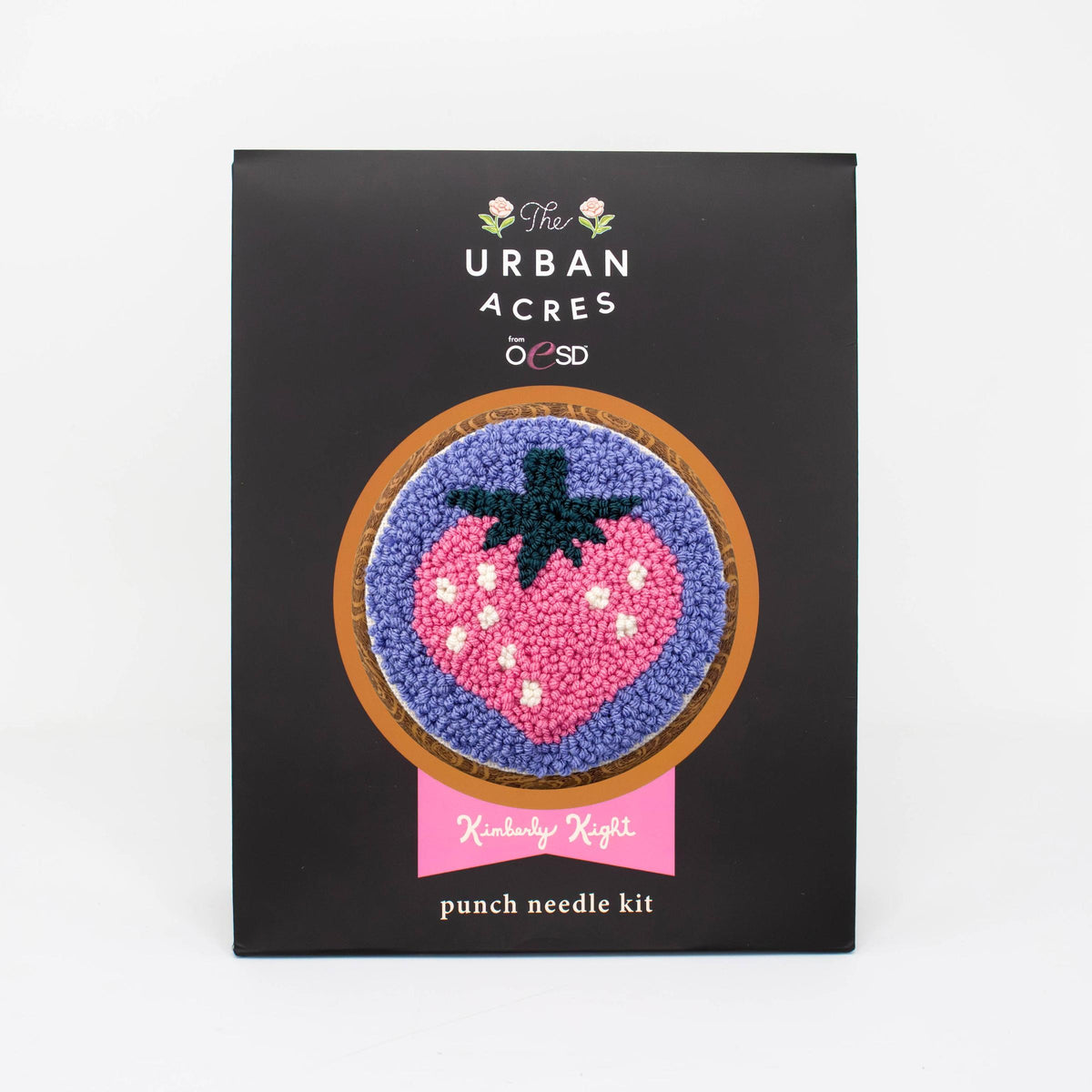 The Urban Acres-Strawberry by Kimberly Kight - Punch Needle Kit-craft kit-gather here online