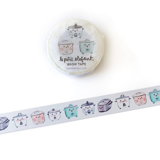 Le Petit Elefant-Vintage Rice Cooker Washi Tape-craft notion-gather here online