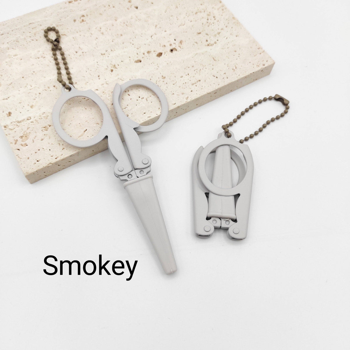 SCwholeworks-Portable Folding Scissors With Sheath-scissors + snips-Smokey-gather here online