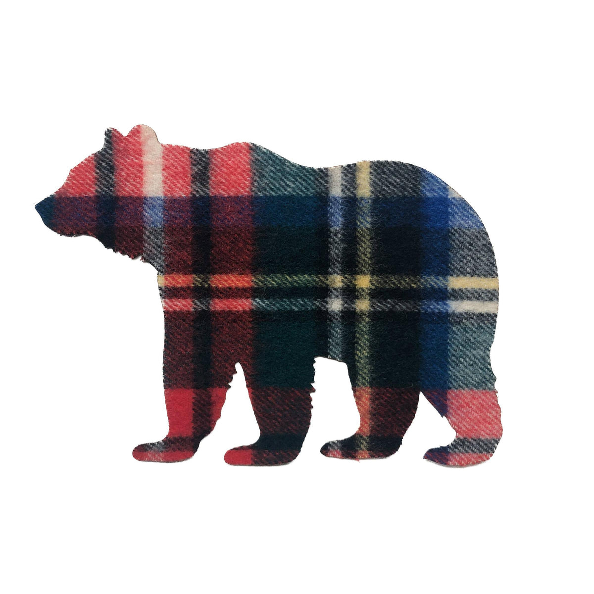 Otto Finn-Medium Wool Bear Iron-On Patch-patches + pins-gather here online
