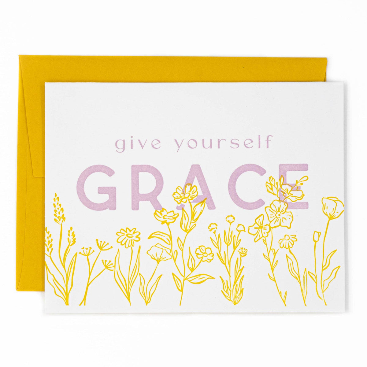 Sherry's Palette-Give Yourself Grace Greeting Card-greeting card-gather here online