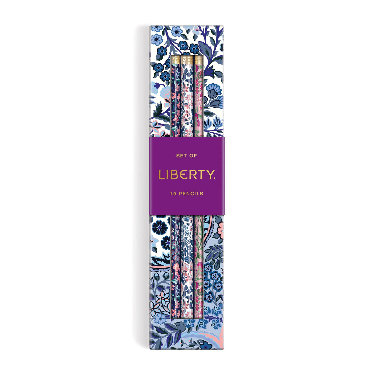 Chronicle Books-Liberty Tanjore Gardens Pencil Set-accessory-gather here online