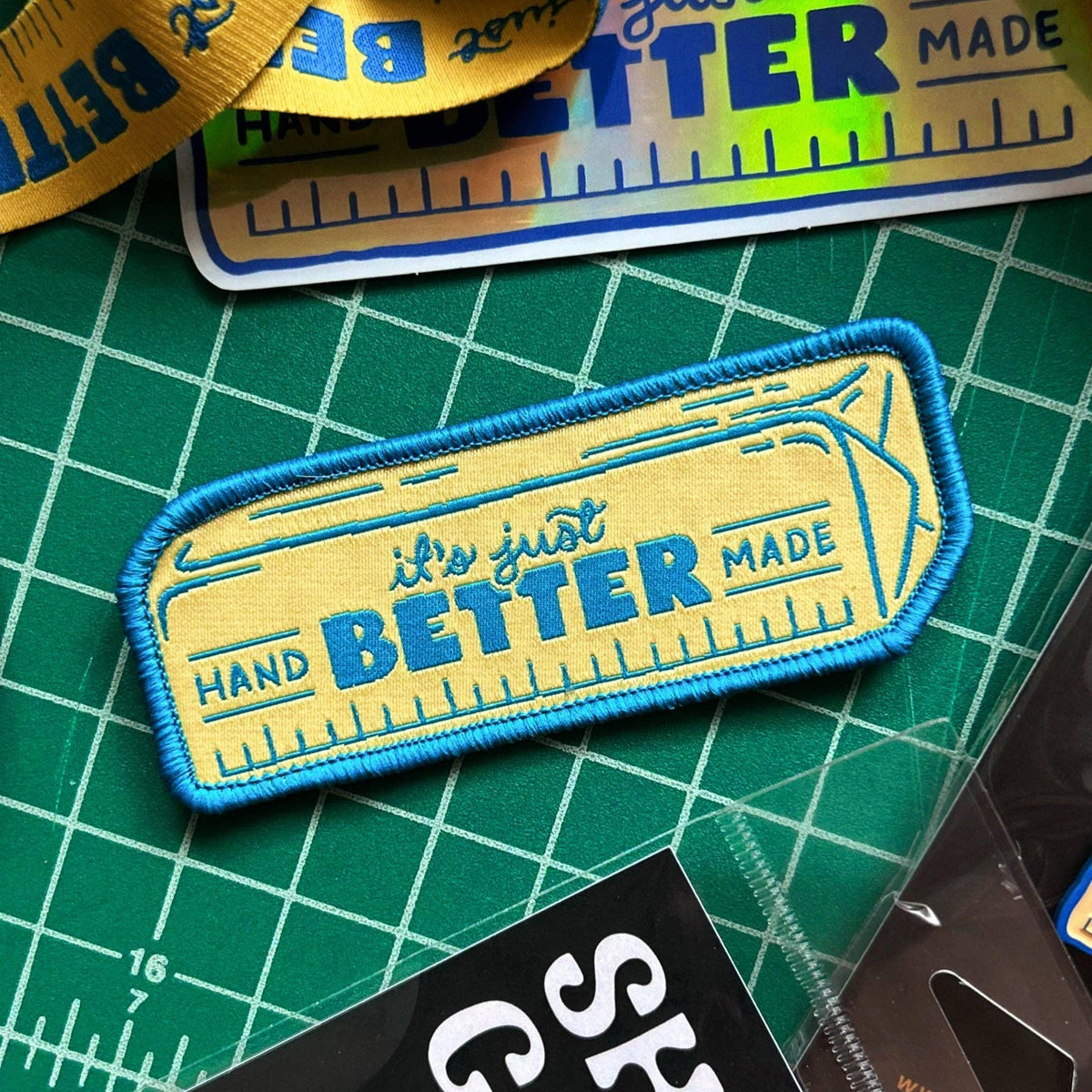 Shelli Can-Butter Patch-patches + pins-gather here online