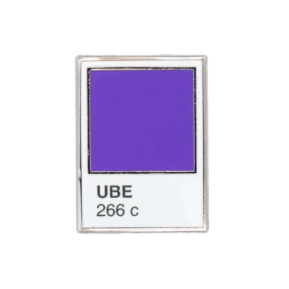 Little Shop of Pins-Ube Color Swatch Enamel Pin-patches + pins-gather here online