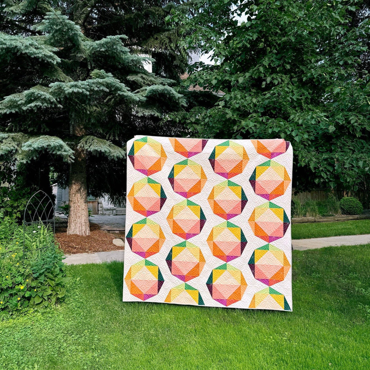The Blanket Statement-Crystal Creek Quilt Pattern-quilting pattern-gather here online