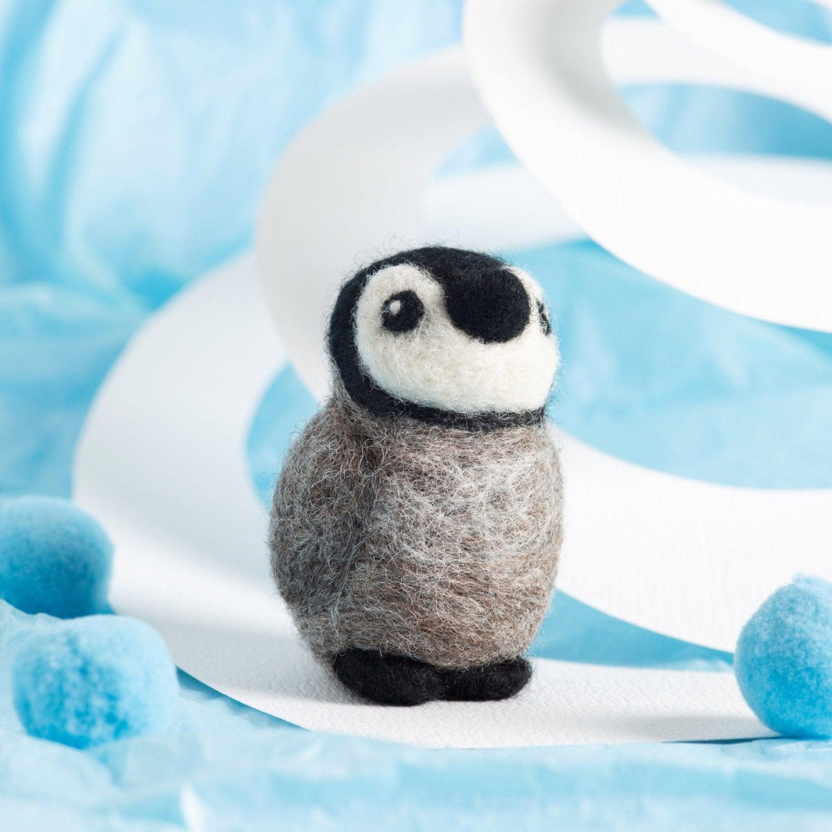 Hawthorn Handmade-Baby Penguin Mini Needle Felting Kit-craft kit-gather here online