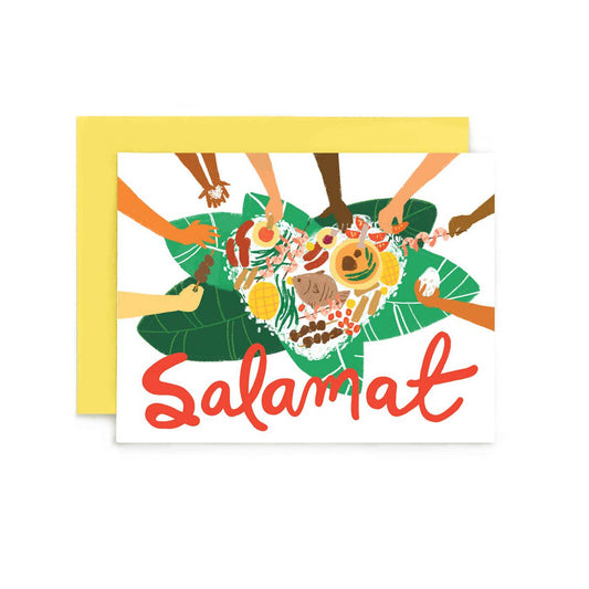 Le Petit Elefant-Salamat Kamayan Feast Card-greeting card-gather here online