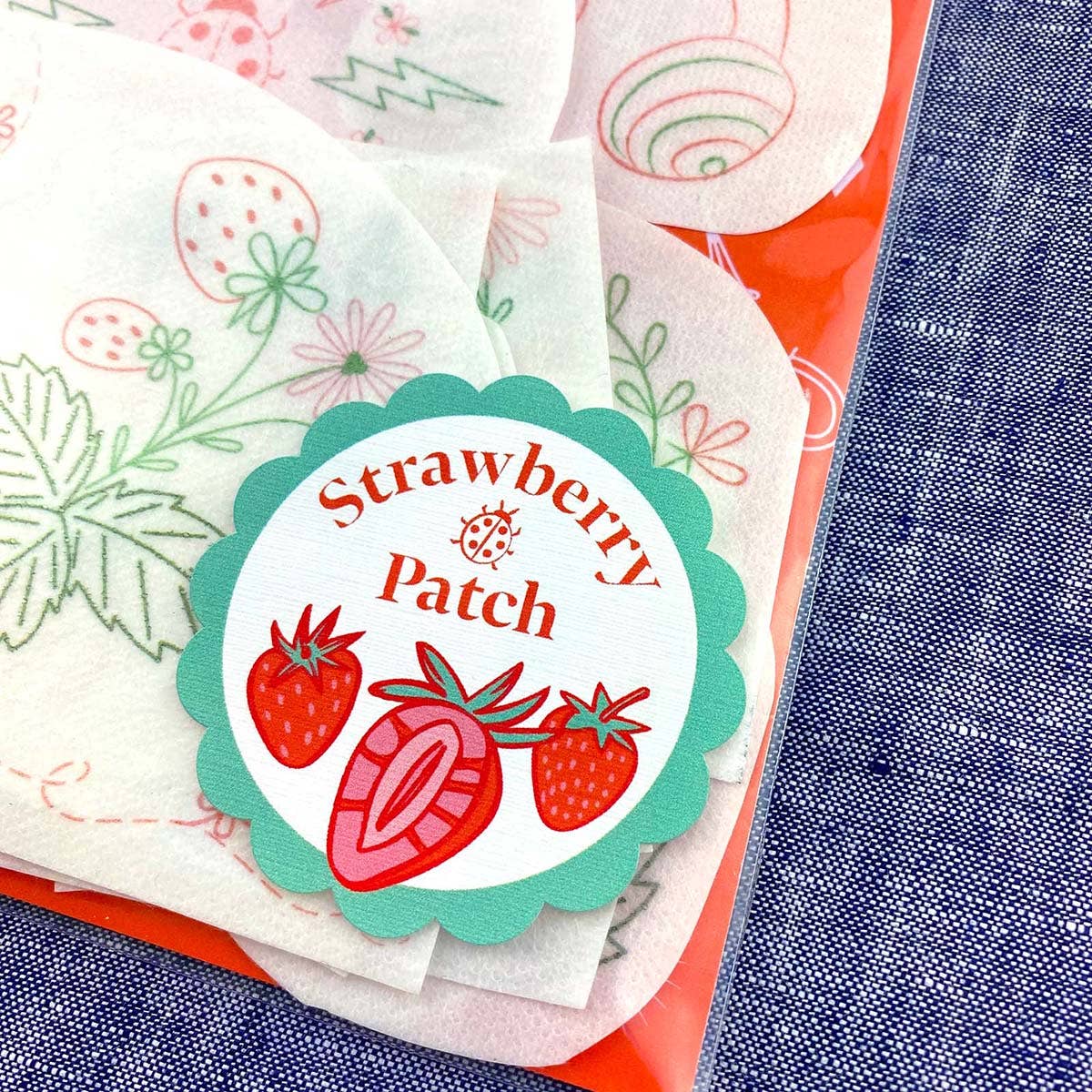 Keller Design Co.-Stick It Stitch It - Strawberry Patch-embroidery pattern-gather here online