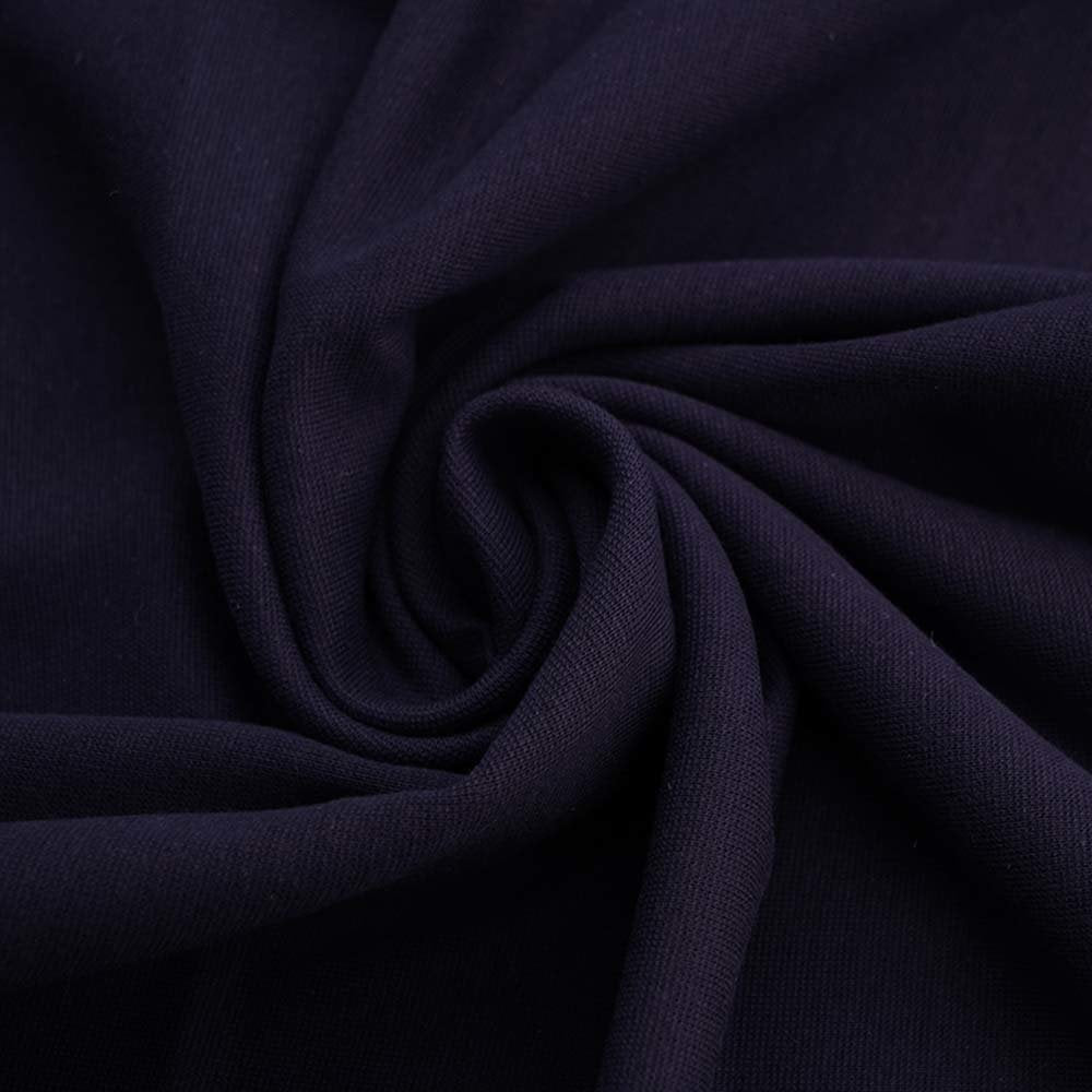 Stoffonkel-Organic Rib Knit - Dark Blue-fabric-gather here online
