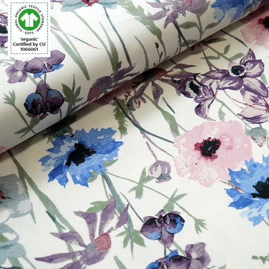 Stoffonkel-Organic Jersey - Summer Meadow-fabric-gather here online