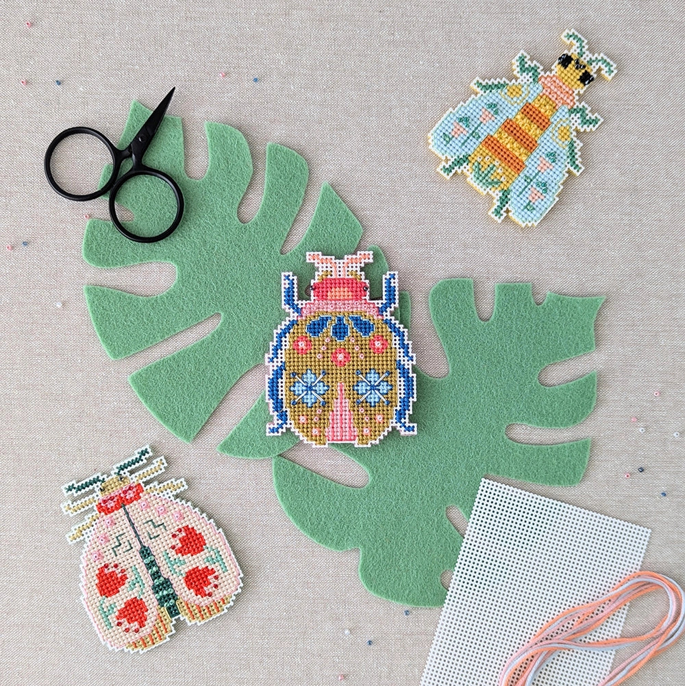 gather here classes-Embroidery Club - Cross Stitch - 4 sessions-class-gather here online