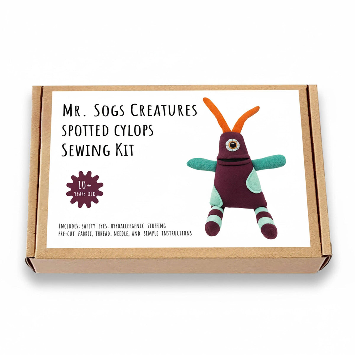 Mr. Sogs-Creature Kit - Spotted Cyclops-sewing kit-gather here online