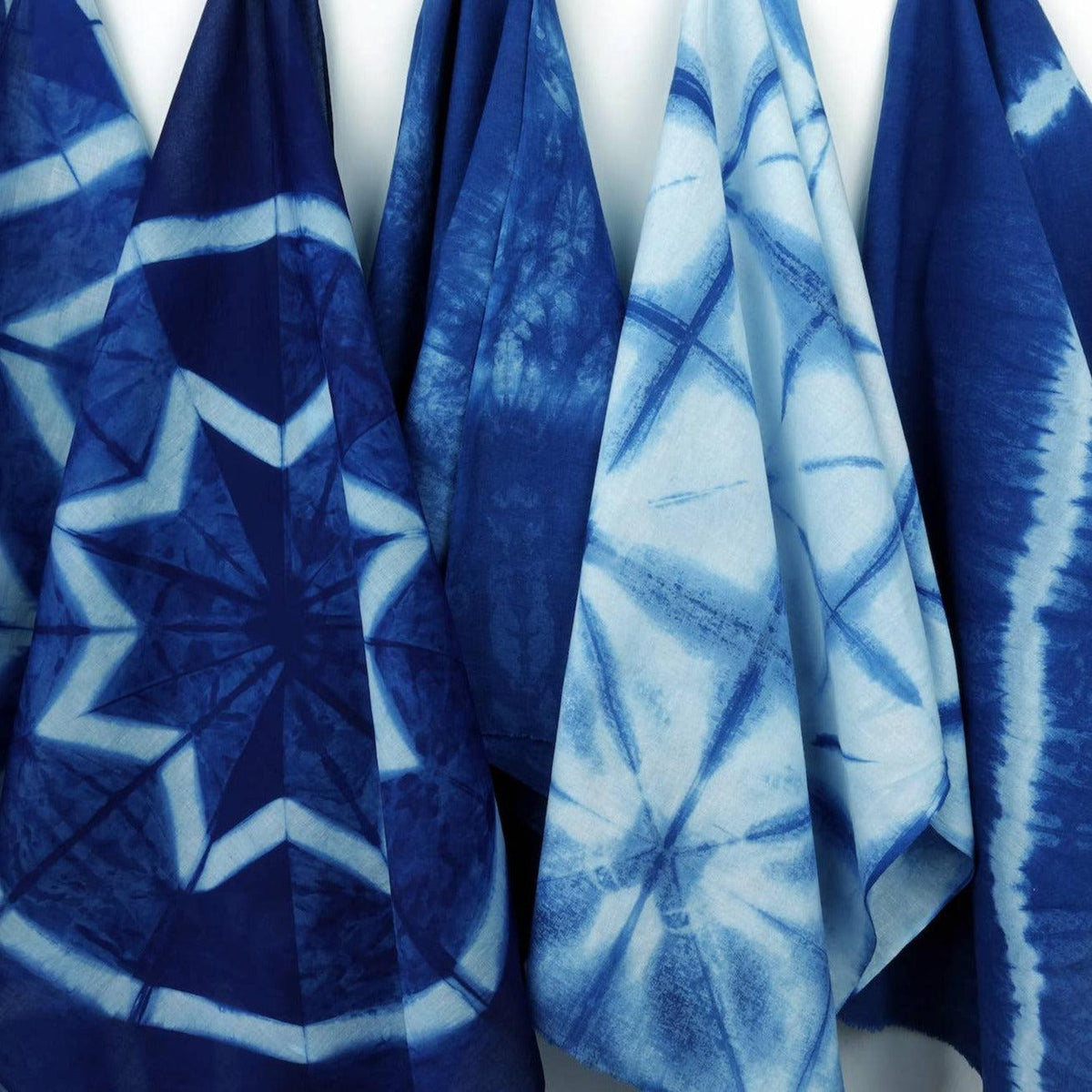 Curious Corners-Yamato Indigo Shibori Kit (Bandana + Tenugui)-craft kit-gather here online
