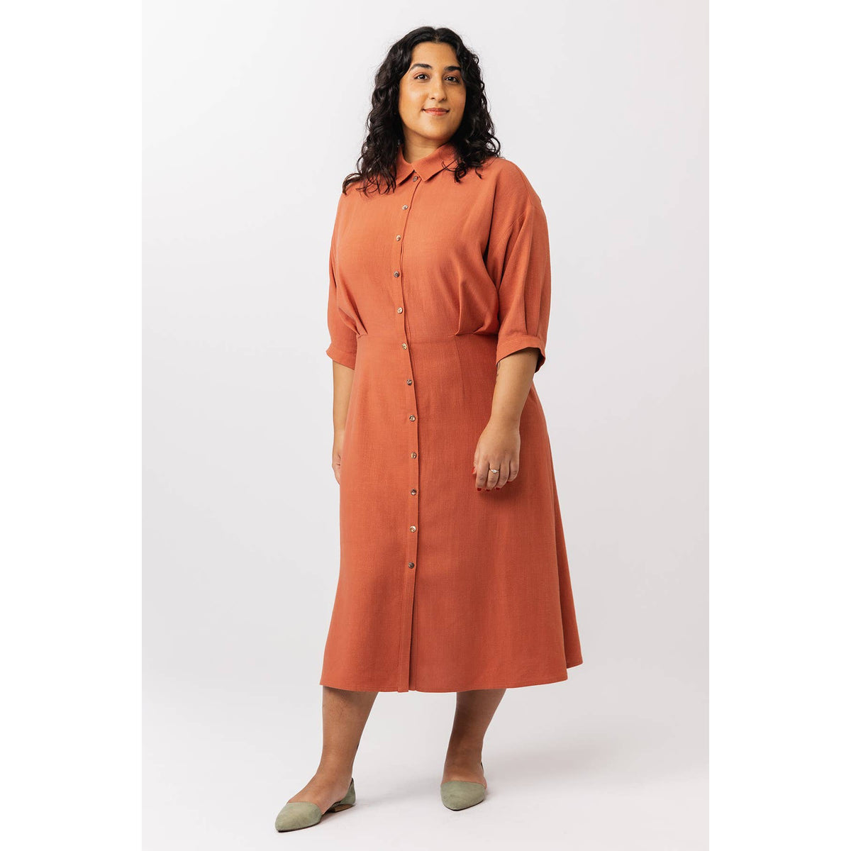 Named Clothing-Silmu Shirt & Shirt Dress Pattern-sewing pattern-gather here online