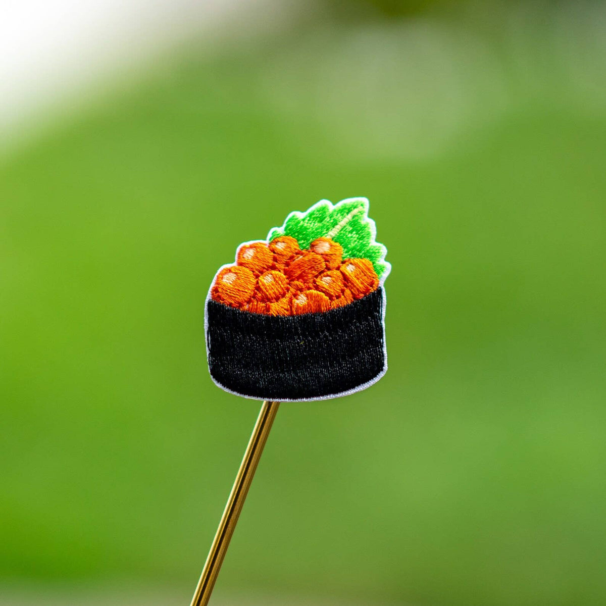 U PLUS INC-Caviar Sushi Iron-On Patch-patches + pins-gather here online