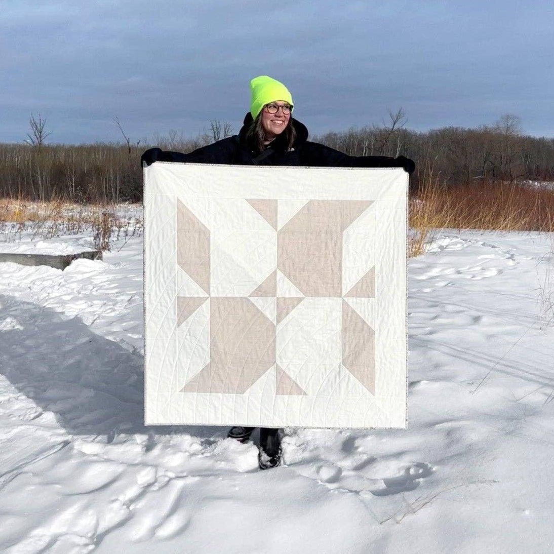 The Blanket Statement-North Cross Paper Pattern-quilting pattern-gather here online