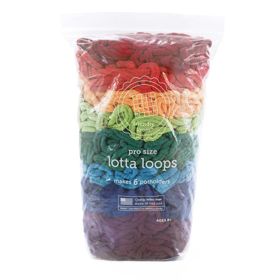 Friendly Loom-Lotta Loops - PRO-craft notion-Rainbow-gather here online