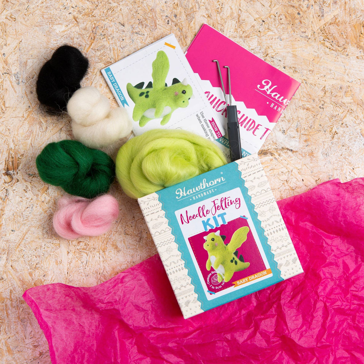 Hawthorn Handmade-Baby Dragon Mini Needle Felting Kit-craft kit-gather here online