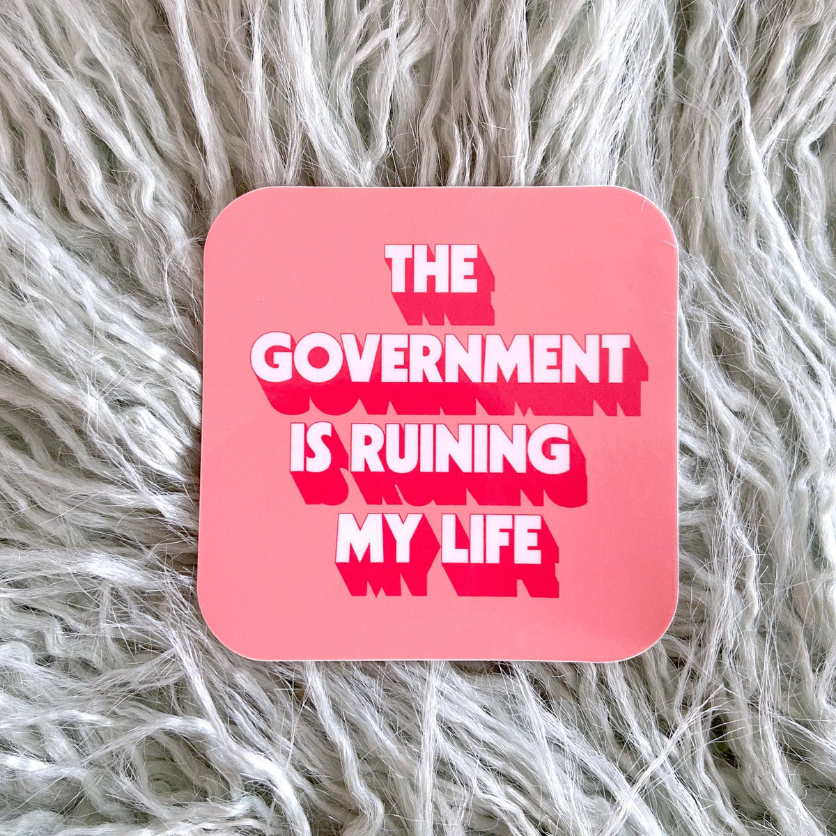 Wild Hunt-The Government is Ruining My Life Vinyl Sticker-sticker-gather here online