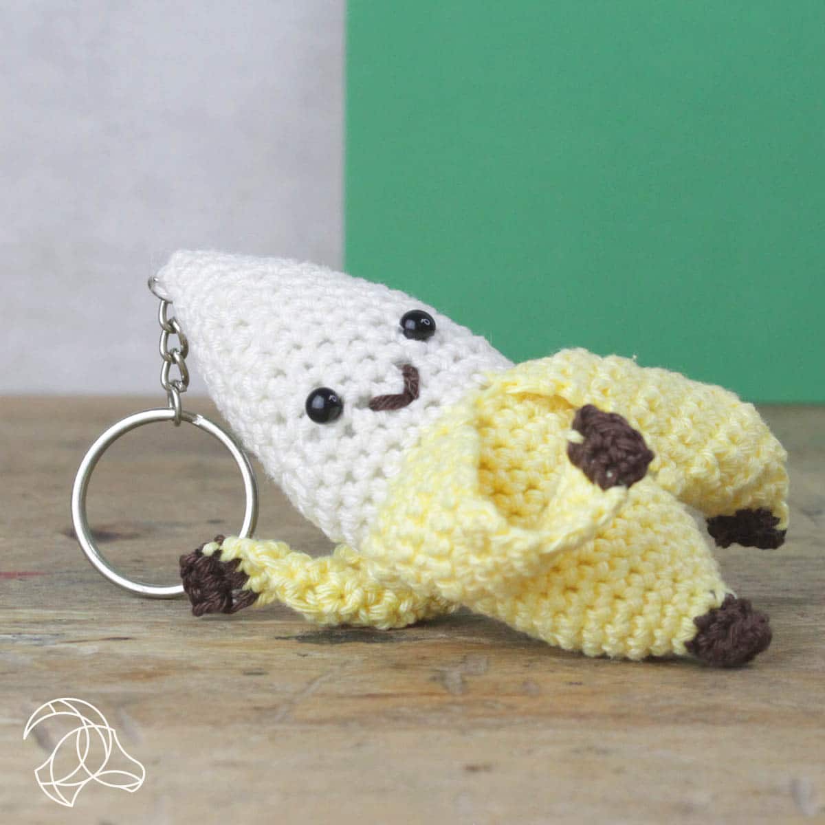 Hardicraft-DIY Crochet Kit - Banana Keychain-knitting / crochet kit-gather here online
