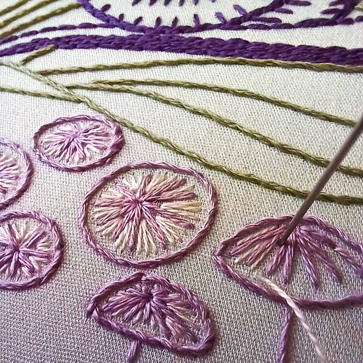 CozyBlue-Slow + Steady Embroidery Kit-embroidery kit-gather here online